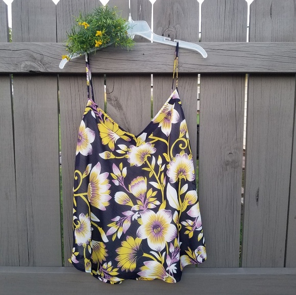 Ann Taylor Tops - Ann Taylor Floral Tank Type Blouse